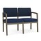 Lesro Lenox 2 Seat Tandem Seating W/ No Center Arm, 43.5 in W 24.5 in L 32 in H LS2101 - alternate 1